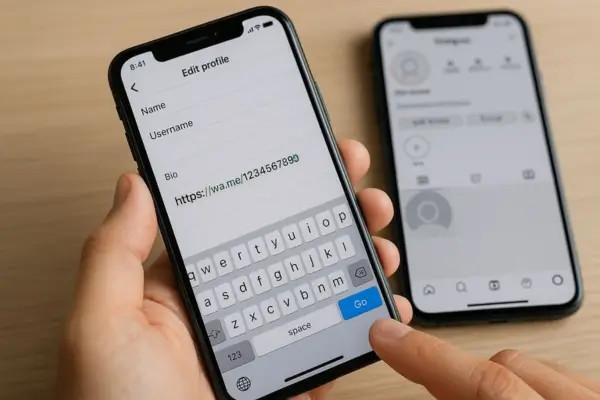Como colocar WhatsApp na bio do Instagram?