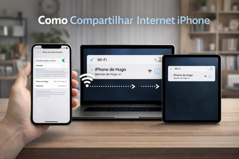 Como Compartilhar Internet iPhone com Outros Dispositivos Rápido